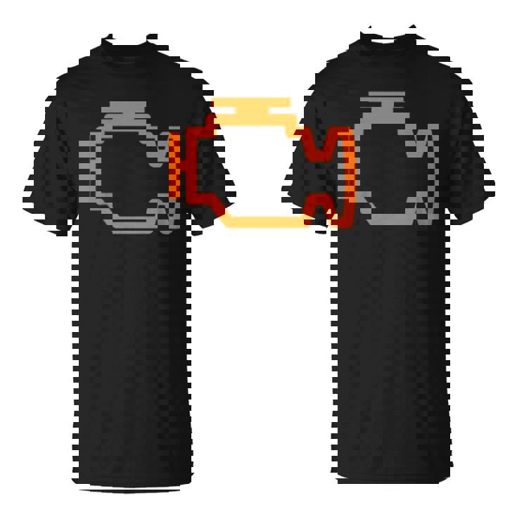 チューナーカー ガイ Ledチェックエンジンライト Tシャツ