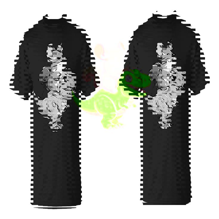 チンチラ T-Rex 恐竜 ペット おもしろい ティラノサウルス Tシャツ