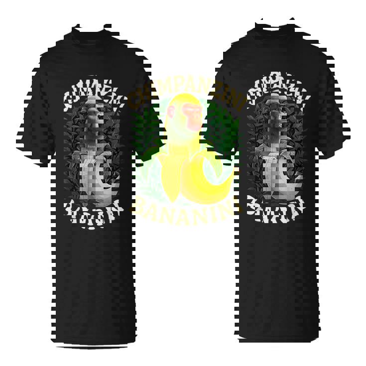 チンパンジーニ バナニーニ イタリアのブレインロットミーム Tシャツ