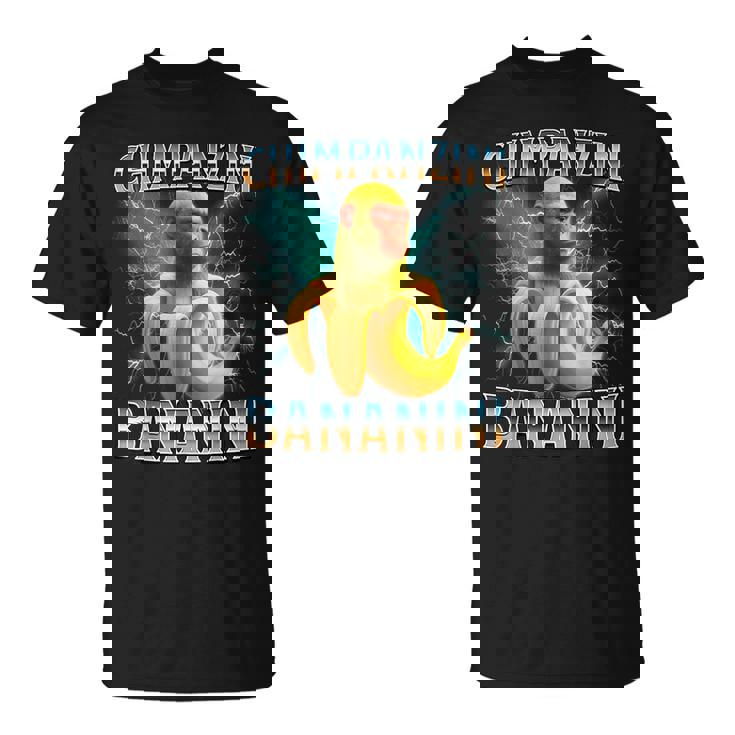 チンパンジーニ バナニーニ イタリアンブレイン Tシャツ