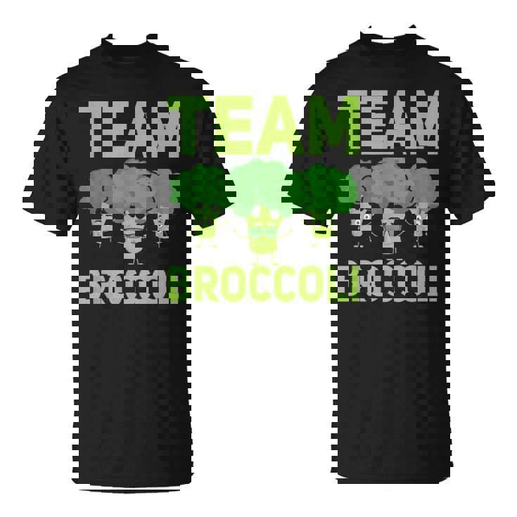 チーム ブロッコリー ビーガン ベジタリアン 植物ベース 野菜 Tシャツ