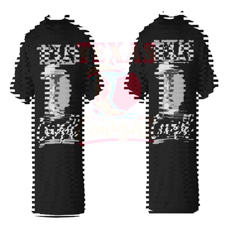 テキサス カウガール デザート ウエスタン テキサス カウガール Tシャツ