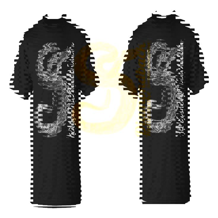 テキサス・ガラガラヘビ・クロタラス・アトロックス・アダマンテウス Tシャツ