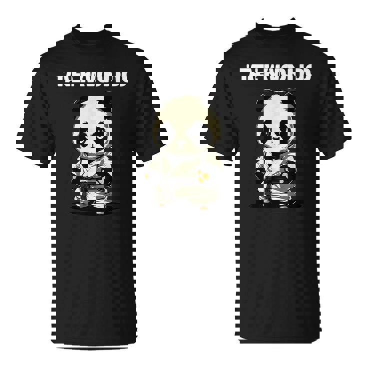 テコンドーtkdパンダキッズファイター Tシャツ