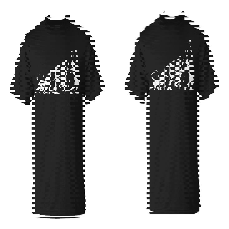 テニスの面白い進化 Tシャツ