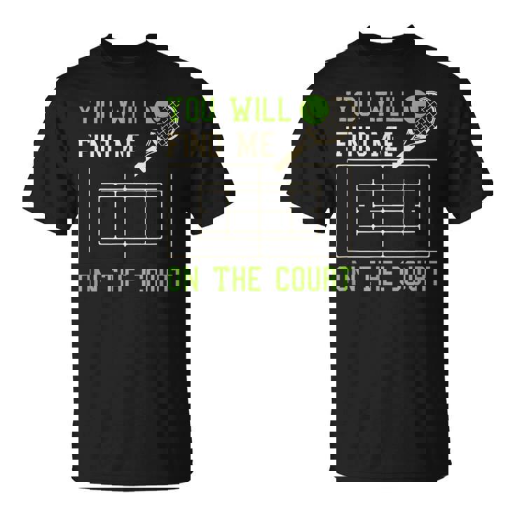 テニスコート テニスプレーヤー おもしろ名言集 Tシャツ