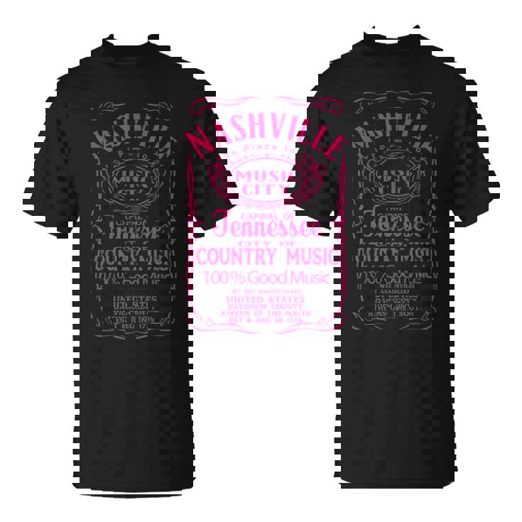テネシー州ナッシュビルグッドカントリーウエスタンミュージックシティの衣装 Tシャツ
