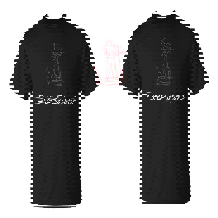 デヴィッド・ギルモア オン・ア・アイランド 赤と白のスケッチ Tシャツ