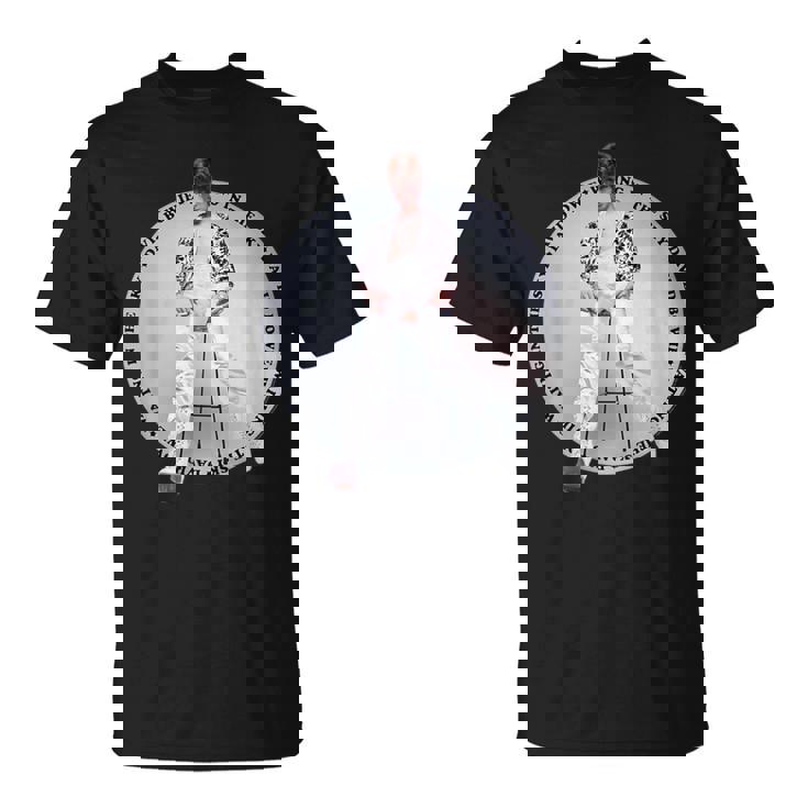 デヴィッド・ボウイ 空で待っている写真 ブライアン・ウォード Tシャツ