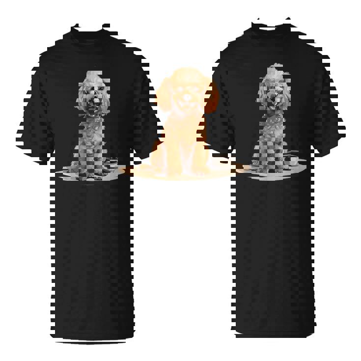 トイプードル 犬種 ペット かわいいグラフィック Tシャツ