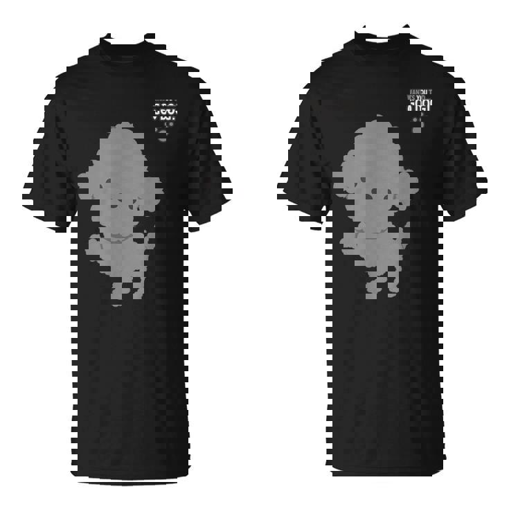 トイプードルシリーズ「シルバー（グレー）」 Tシャツ