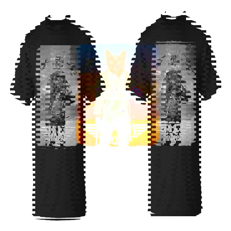 トップ 猫 マーベリック パロディ アクション 映画 叙事詩 レトロ Tシャツ