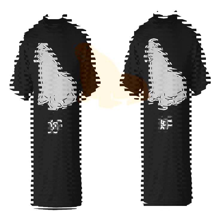 トド《ビッグ プリント》【どうぶつフレンズ】海・水族館の生き物 ゆるくてかわいい キャラクター イラスト Tシャツ