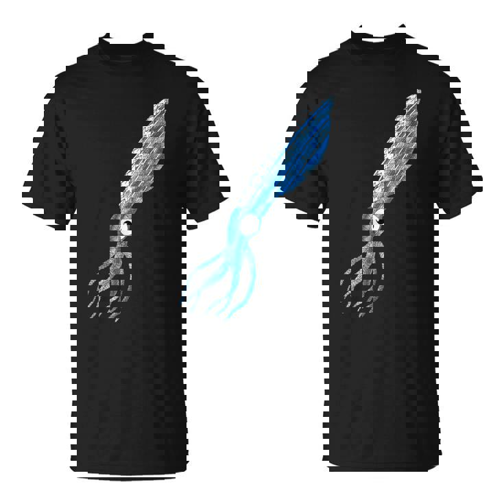 トライバル イカ 海の動物 Tシャツ