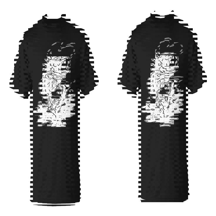 トラウト フィッシング シーバス フィッシャーマン 釣り竿 長袖tシャツ Tシャツ