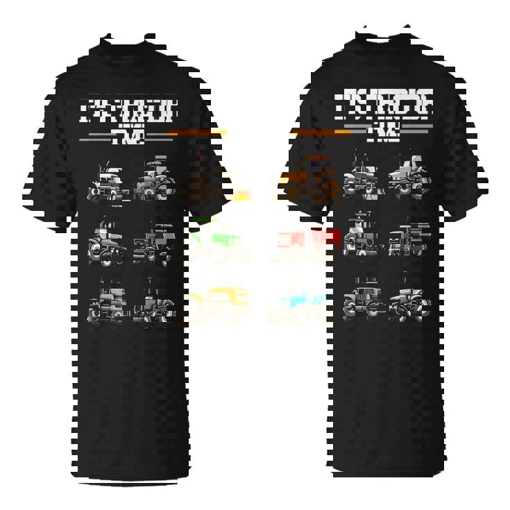 トラクター タイム 農業 男の子 キッズ 農家 農業 トラクター Tシャツ