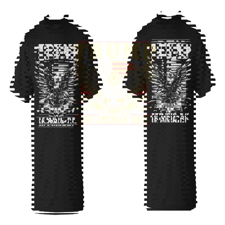 トランプ 2024 テイク・アメリカ・バック トランプ大統領 Tシャツ