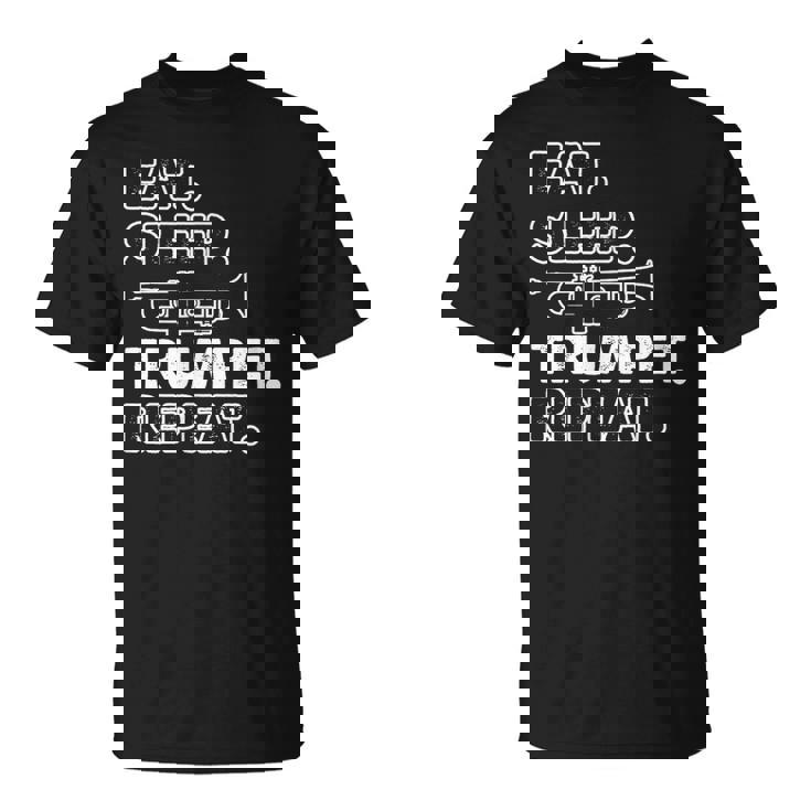 トランペッターのための面白いトランペット格言モチーフ Tシャツ