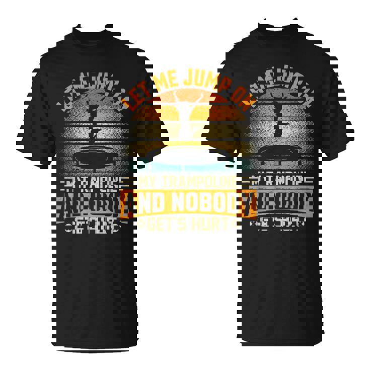 トランポリン ジャンプ トランポリン体操 Tシャツ