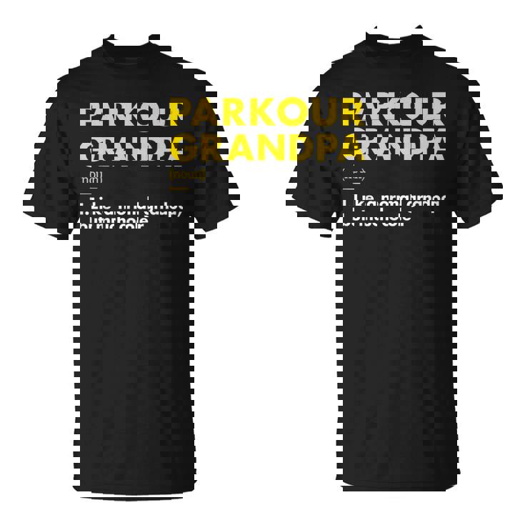 トレーサー・グランパ・デフィニション・パルクール Tシャツ