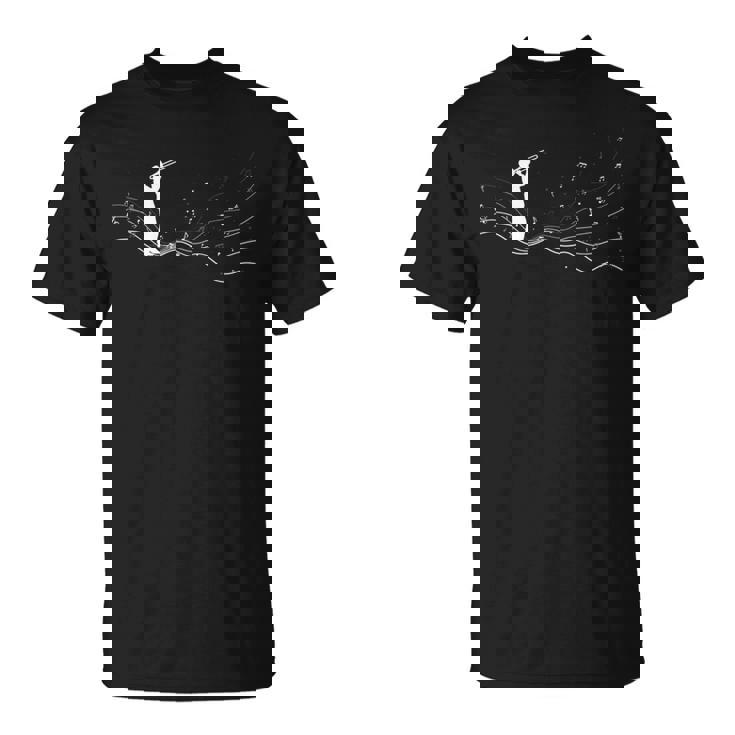 トロンボーン奏者のための音符のトロンボーンミュージシャン Tシャツ