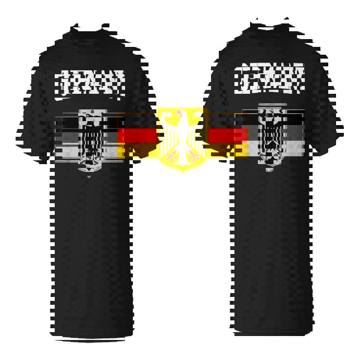 ドイツの国旗 ドイツの国章 Tシャツ