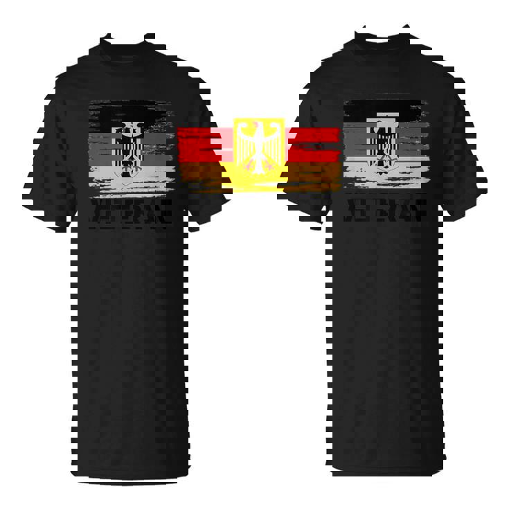 ドイツ退役軍人tシャツ イーグルとフラッグ – 愛国的なゲルマ Tシャツ