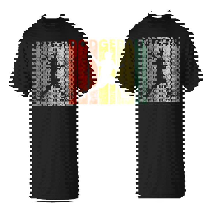 ドッジボール選手 レトロ ドッジボール ギフト Tシャツ