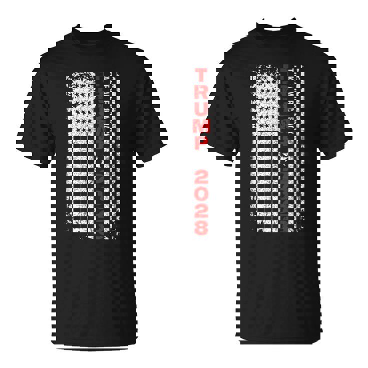 ドナルド・トランプ 2028 アメリカを取り戻す 選挙 アメリカ国旗 Tシャツ