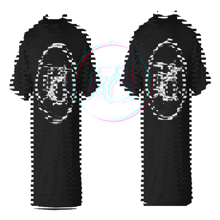 ドラミングドラマー ドラムセット Tシャツ