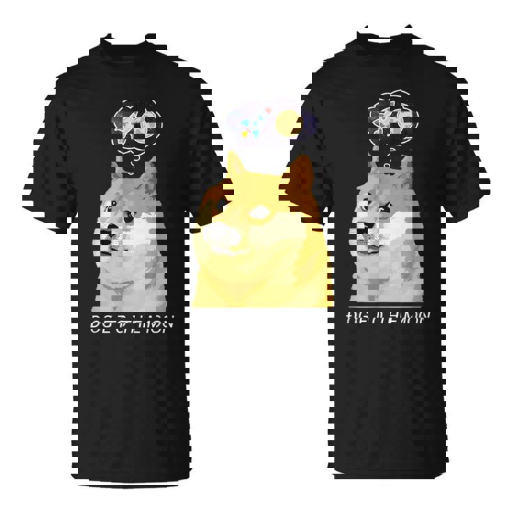 ドージコインdogecoin Hodl 月へ月にto The Moon 暗号通貨doge Memeドージミーム Tシャツ