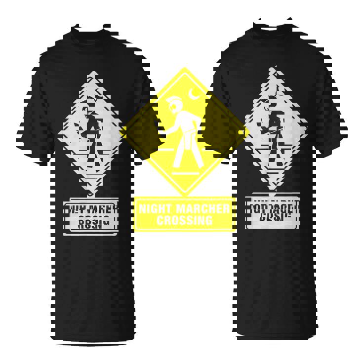 ナイトマーチャークロッシングハワイゴースト面白い Tシャツ