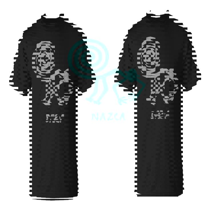 ナスカ ライン ペルー ジオグリフ 宇宙飛行士 ハチドリ モンキー Tシャツ