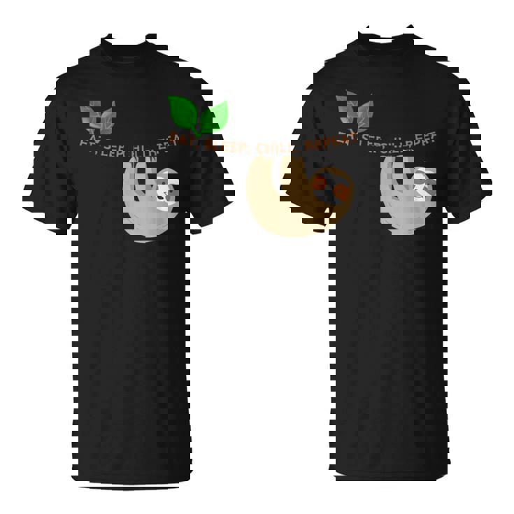 ナマケモノ まったり のんびり くつろぎ Tシャツ