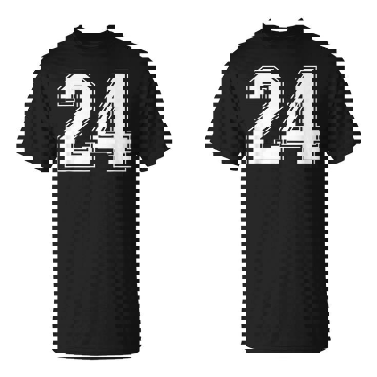 ナンバー24 スポーツ ナンバー入り 選手 20-4 Tシャツ