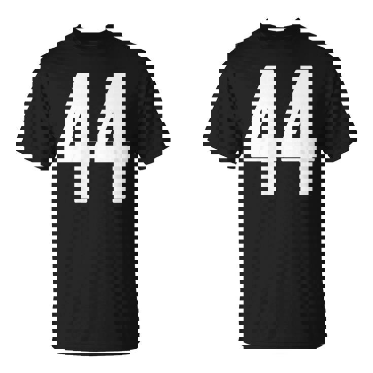 ナンバー44インチホワイトポケットスタイルバージョン。 Tシャツ