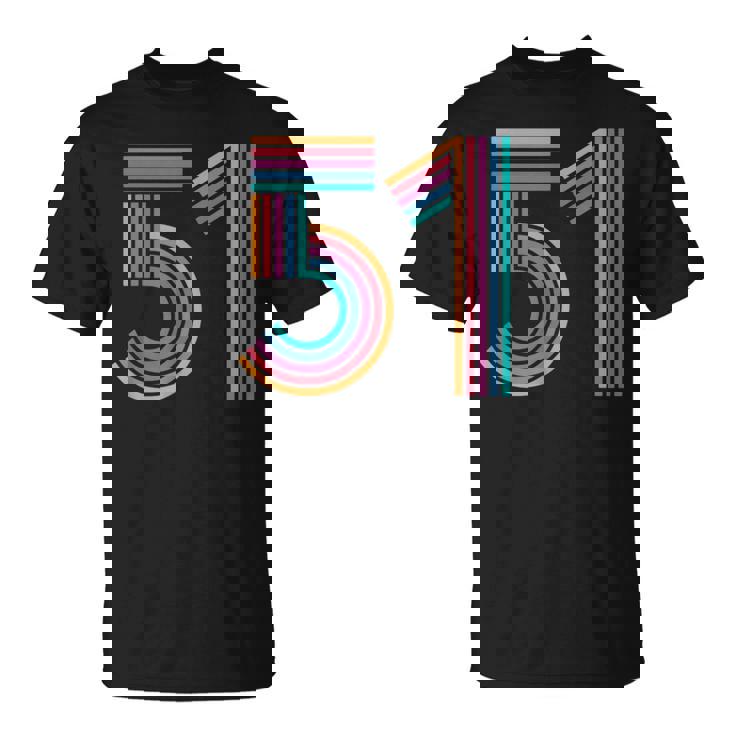 ナンバー51 Fifty-One Anniversary 男女 51歳の誕生日 Tシャツ