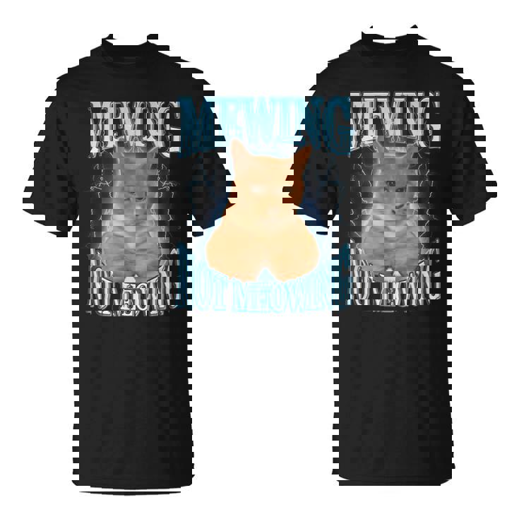 ニャーイングルックスマックスニャー付きファニーキャットミーム Tシャツ