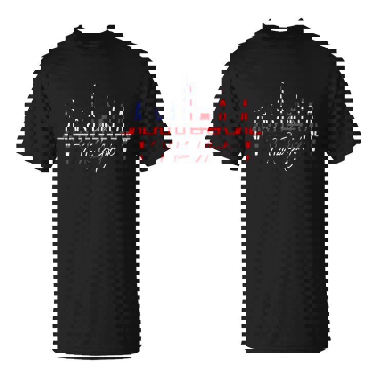 ニューヨーク スカイライン ハートビート自由の女神ニューヨークが大好きi Love New York Tシャツ