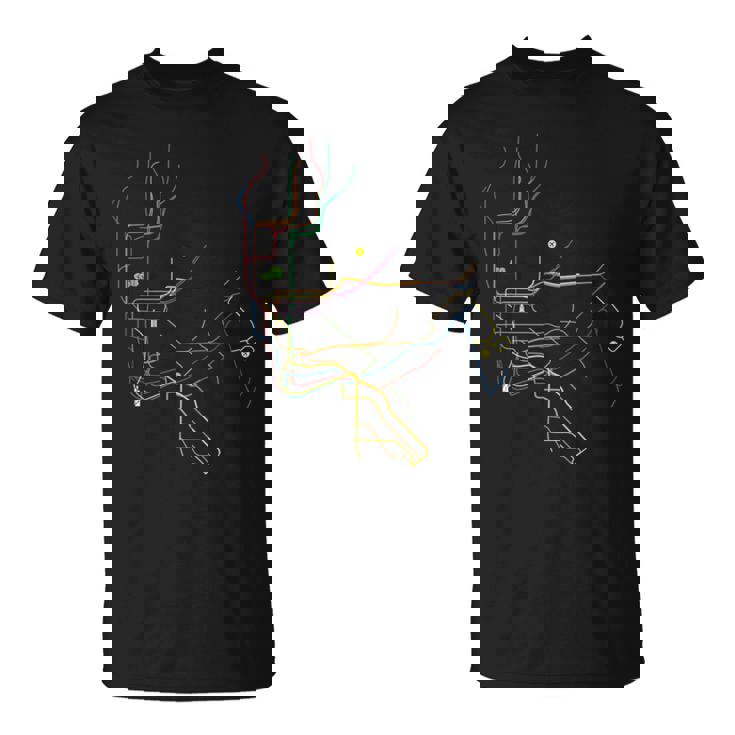 ニューヨーク 路線図 親子ペア キッズ Tシャツ