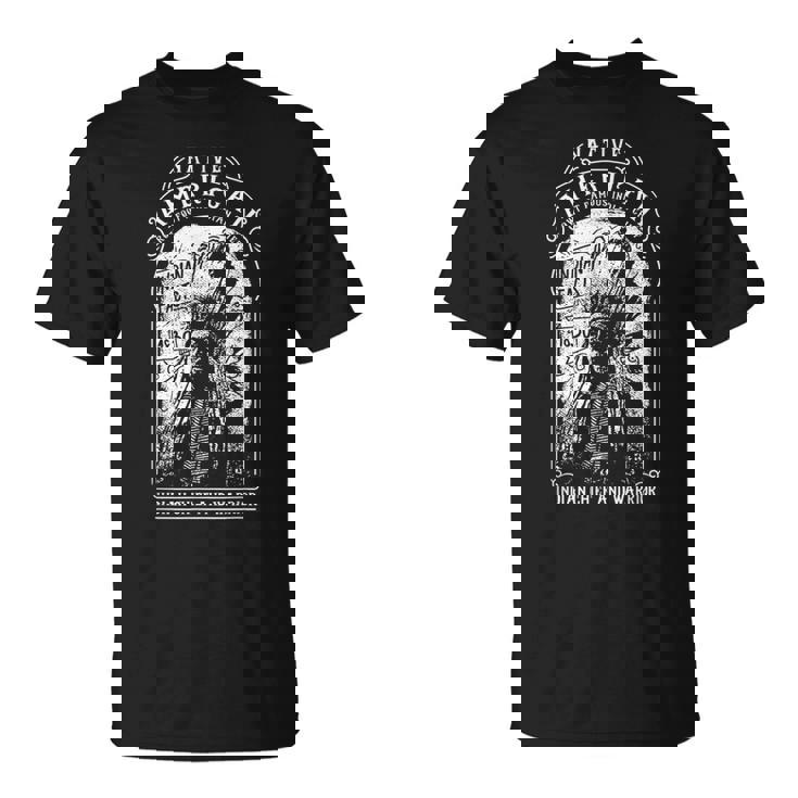 ネイティブアメリカンインディアンレトロデザイン。 Tシャツ