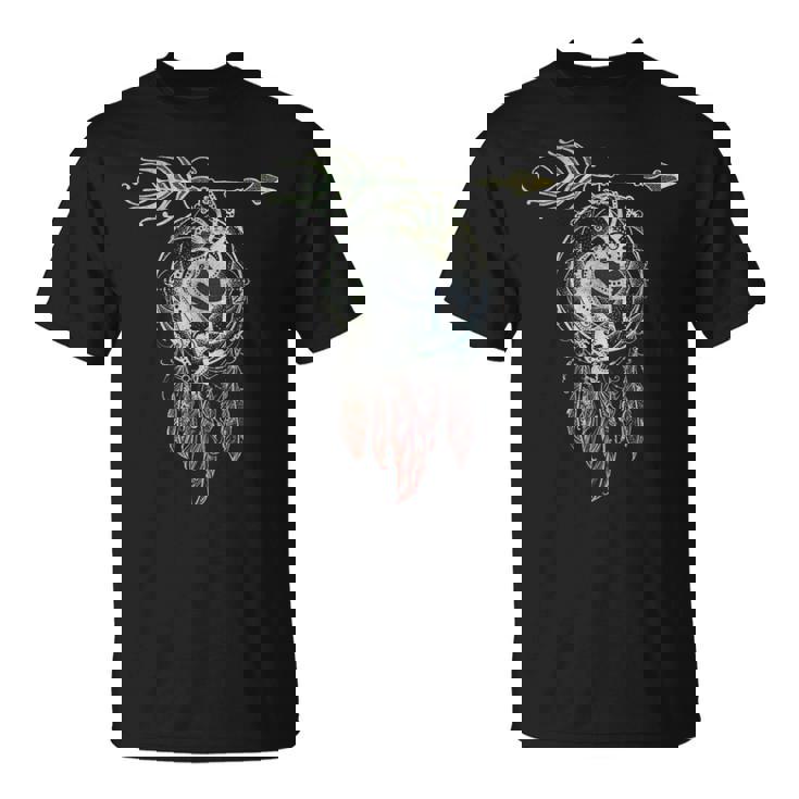 ネイティブアメリカンフィリグリー ココペリ ドリームキャッチャー 3 ファンファン ファン Tシャツ