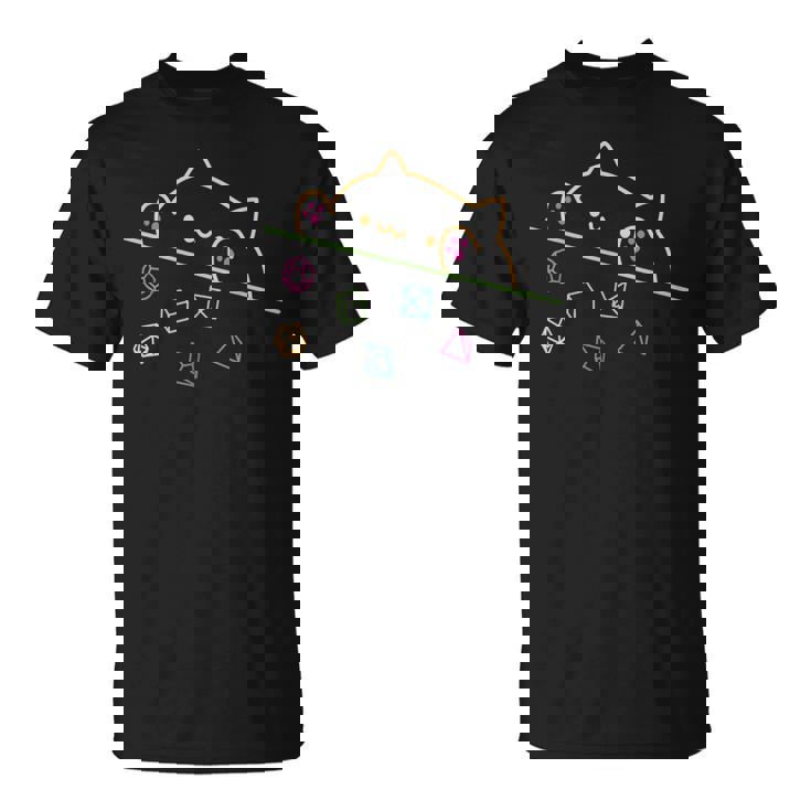 ネオンダイス 猫 カラフル 肉球 動物 かわいい 猫 面白い ネオン Tシャツ