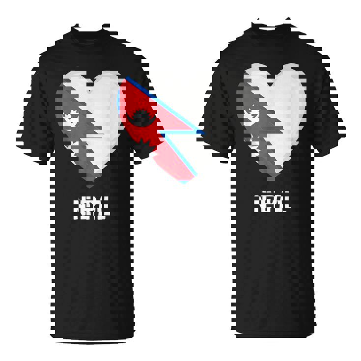 ネパール国旗シャツ Tシャツ