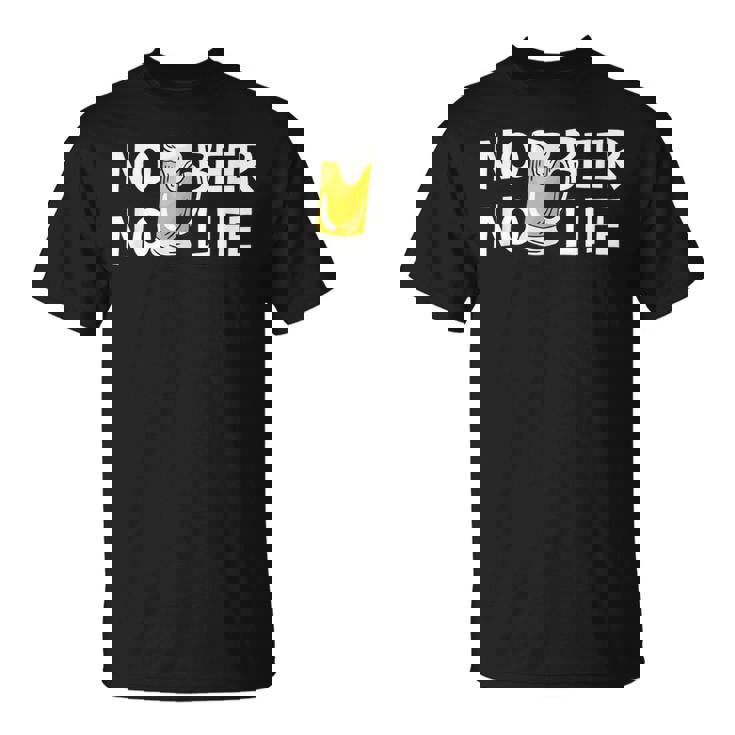 ノービアノーライフ ビール好き ノービールノーライフ 酒飲み 酒好き ビアガーデン ビール Tシャツ