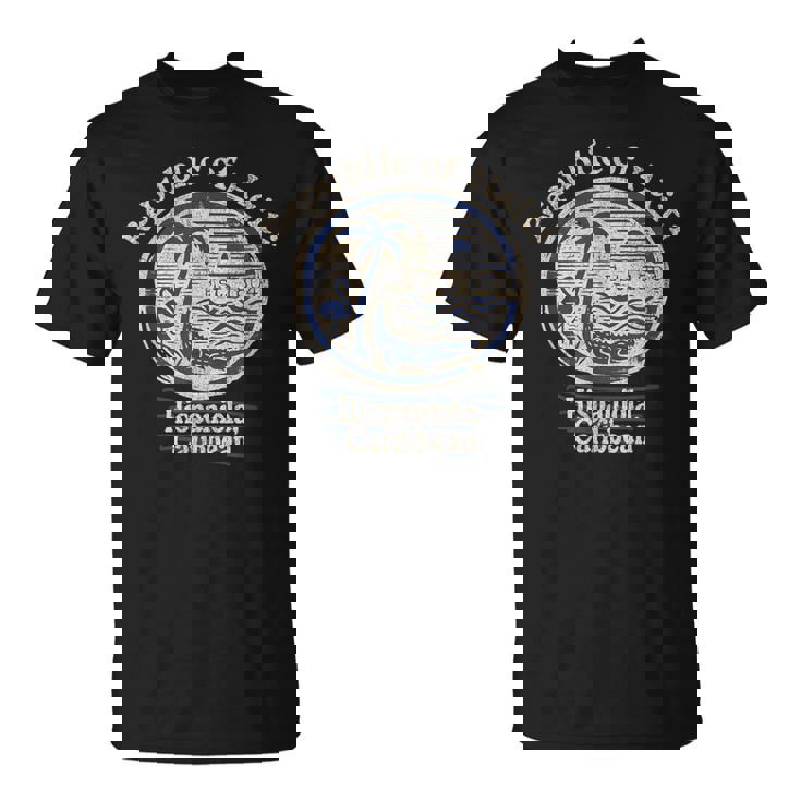 ハイチヴィンテージフラミンゴワニハイチバケーションお土産 Tシャツ