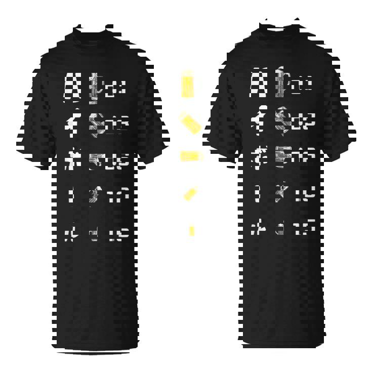 ハイボール 視力検査 バーボン おもしろ 酒飲み 酒好き 居酒屋 ウィスキー ハイボール好き Tシャツ