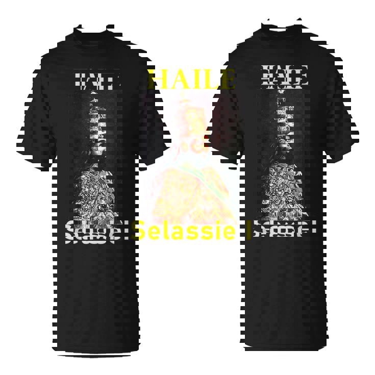 ハイレ・セラシエ・ラスタファリ Tシャツ