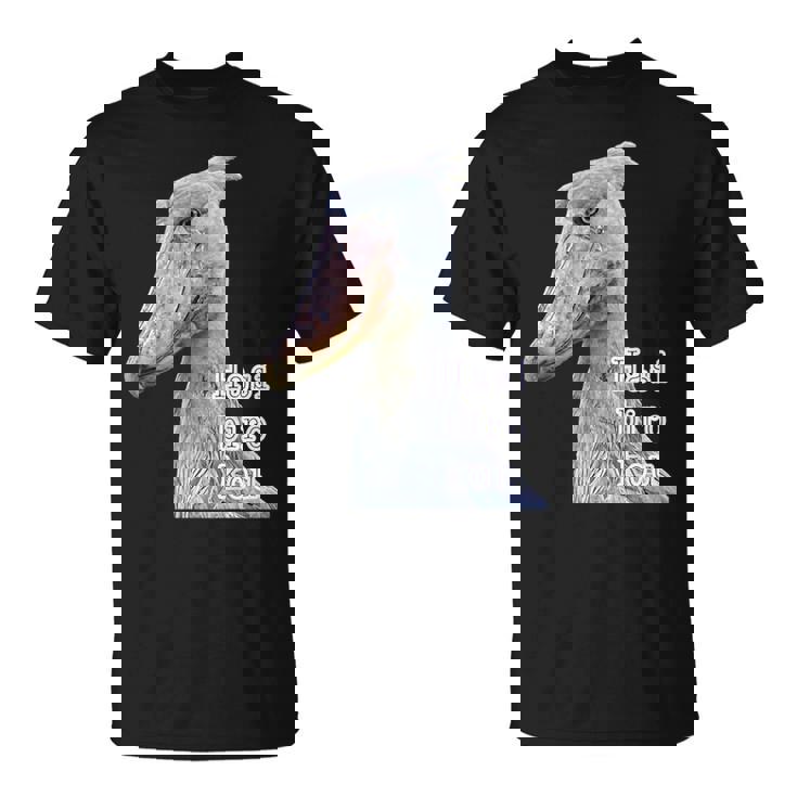 ハシビロコウ『リアルフォト 写真』青い鳥【どうぶつフレンズ】かっこいい 大きな鳥 動物園の生き物 Tシャツ