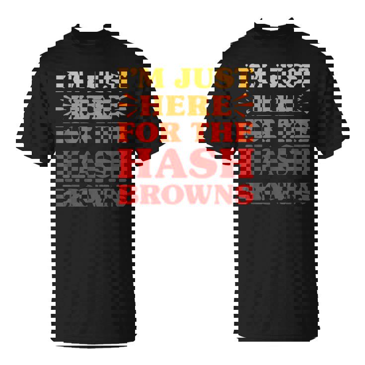 ハッシュブラウンズ I Love Hash Browns面白い食べ物 ハッシュブラウンズ好き Tシャツ